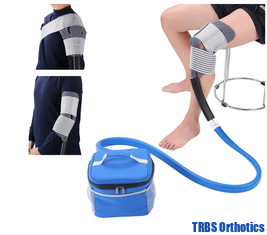 CHINA Sistema de terapia de frío Sistema de máquina de hielo para la recuperación de la cirugía de rodilla ACL - bomba silenciosa, kit flexible, portátil, máquina de hielo de rodilla, ideal para lesiones deportivas, dolores de rodilla, tensión y rigidez, espuela proveedor