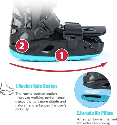 Botas de caminata Air Walker Botas de caminata corta Brace Botas de caminata Botas ortopédicas para tobillo esguinzado proveedor
