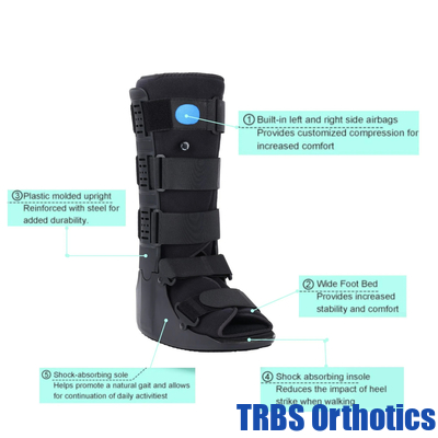 Botas Cam Walker Hombres y mujeres Botas de fractura Botas médicas Botas de caminata larga Botas de dedos rotas proveedor