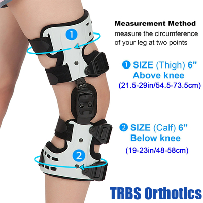 Apoyo para la osteoartritis, la artritis reumatoide, el dolor en las articulaciones. Un brazo de rodilla de tamaño único con estabilizadores laterales, brazo de rodilla ajustable. proveedor