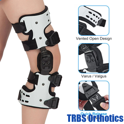 Apoyo para la osteoartritis, la artritis reumatoide, el dolor en las articulaciones. Un brazo de rodilla de tamaño único con estabilizadores laterales, brazo de rodilla ajustable. proveedor
