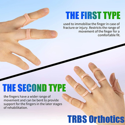 Finger Splints Kit Finger Fijación de la férula para la corrección de fracturas-artritis articulado braza corrección del dedo apoyo del dedo protector proveedor