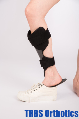 Brazalete de fibra de carbono AFO Ortosis del pie del tobillo AFO Rehabilitador Brazalete de caída del pie para caída del pie, inestabilidad del tobillo o espasticidad de las extremidades proveedor